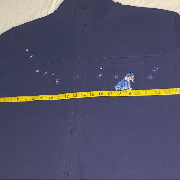 Women's Disney's Store Eeyore Sweater/Cardigan; Size XXL Navy - Picture 4 of 9